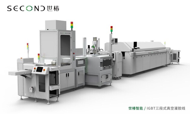 走进IGBT三段式真空三亿体育灌胶线揭秘世椿“智造”硬实力